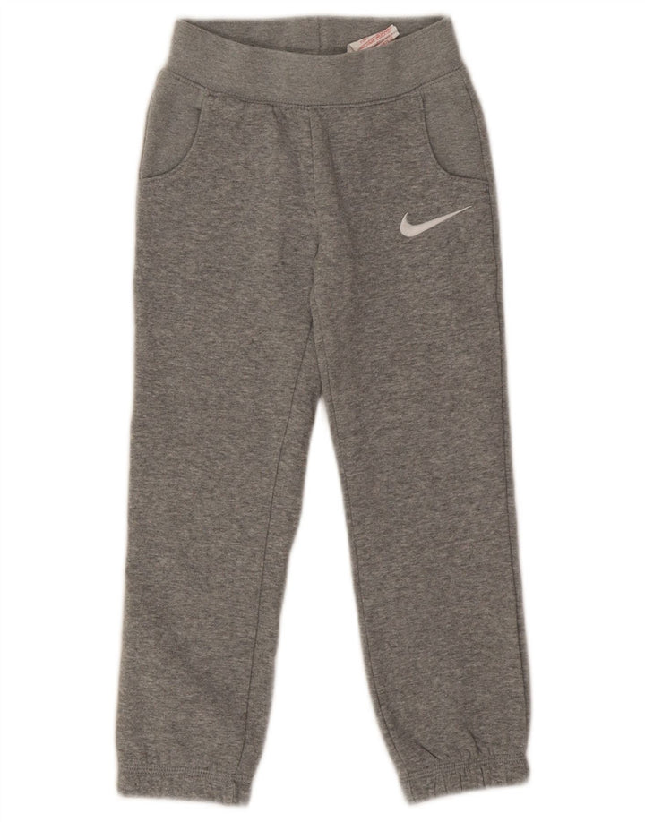 Nike Pantalon de survêtement pour garçon 5-6 ans Gris moyen Coton