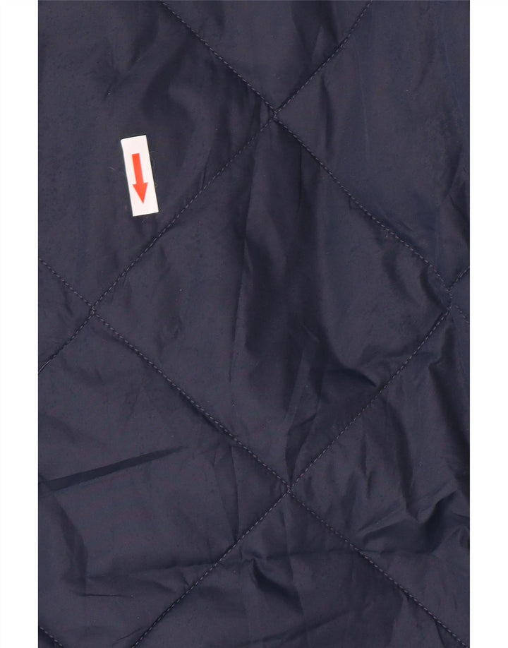 Marks & Spencer Veste matelassée pour homme UK 38 Bleu marine moyen Polyester