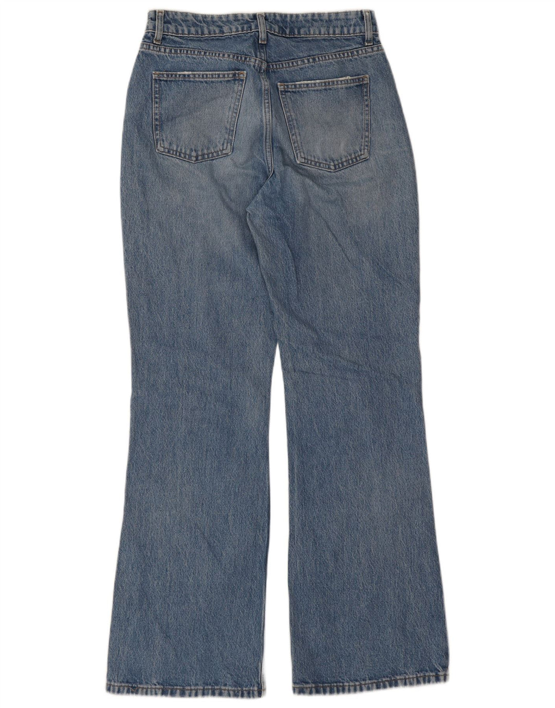Topshop Jean évasé Femme W30 L32 Bleu Coton