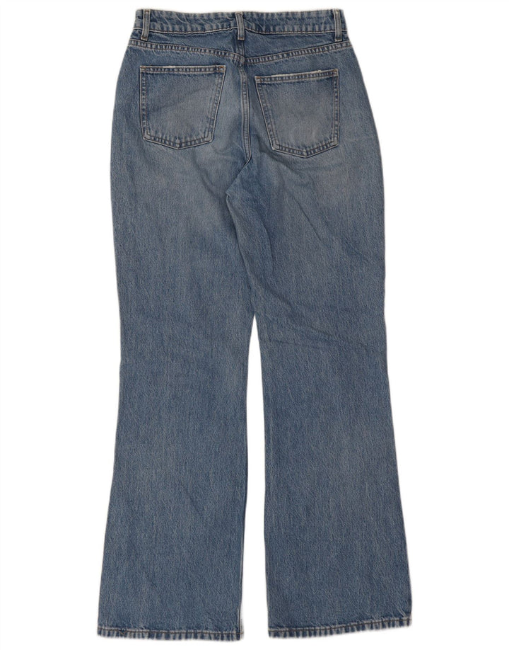 Topshop Jean évasé Femme W30 L32 Bleu Coton