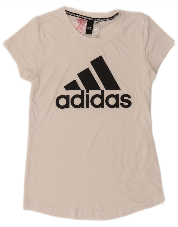 ADIDAS T-Shirt Graphique Garçon 13-14 ans Blanc
