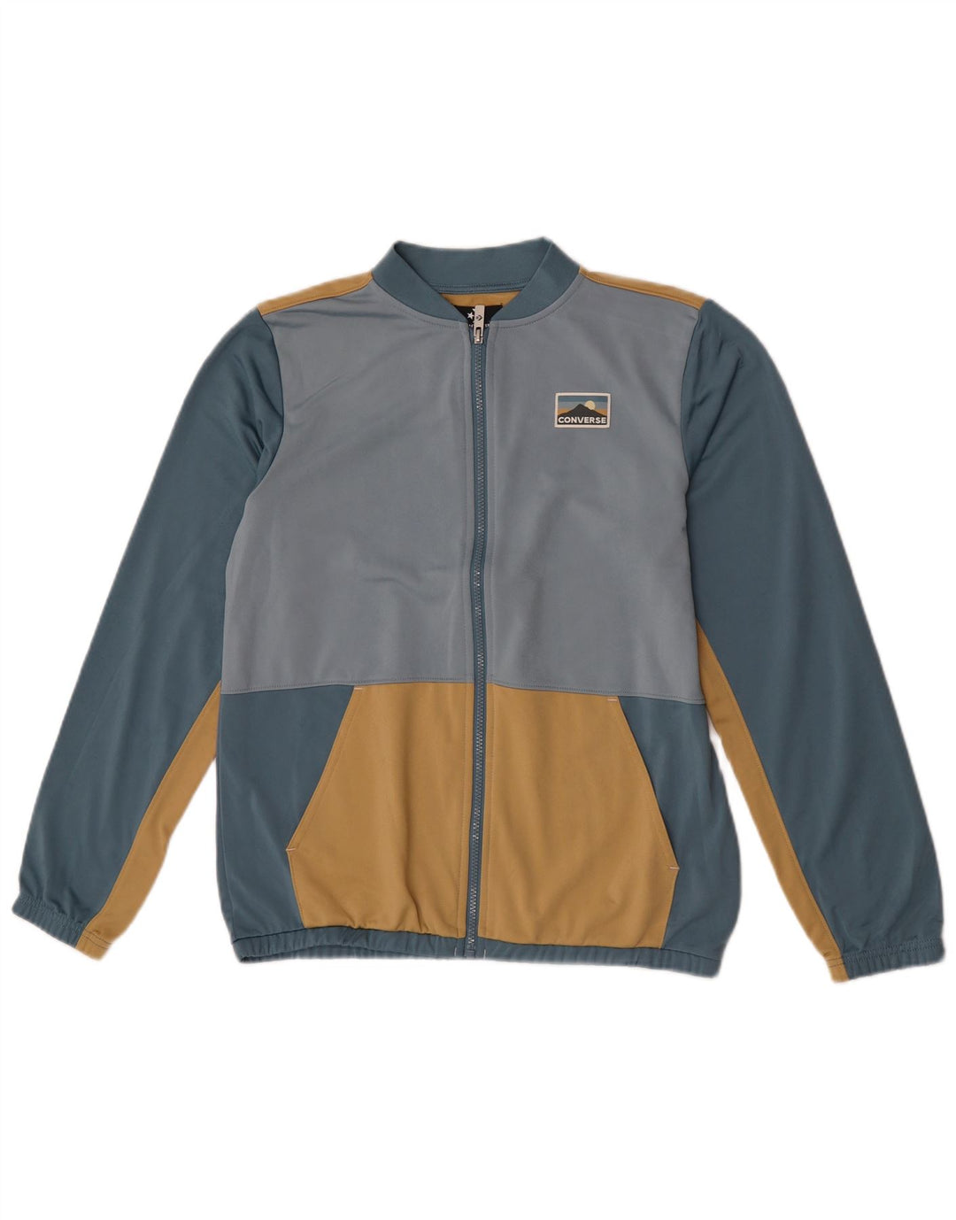 CONVERSE Veste de survêtement pour garçon 13-14 ans XL Bleu Colorblock