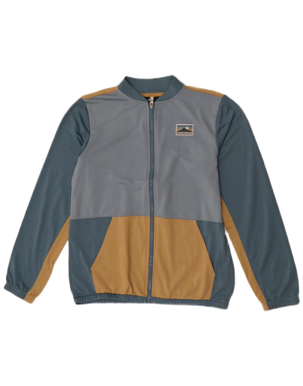 CONVERSE Veste de survêtement pour garçon 13-14 ans XL Bleu Colorblock