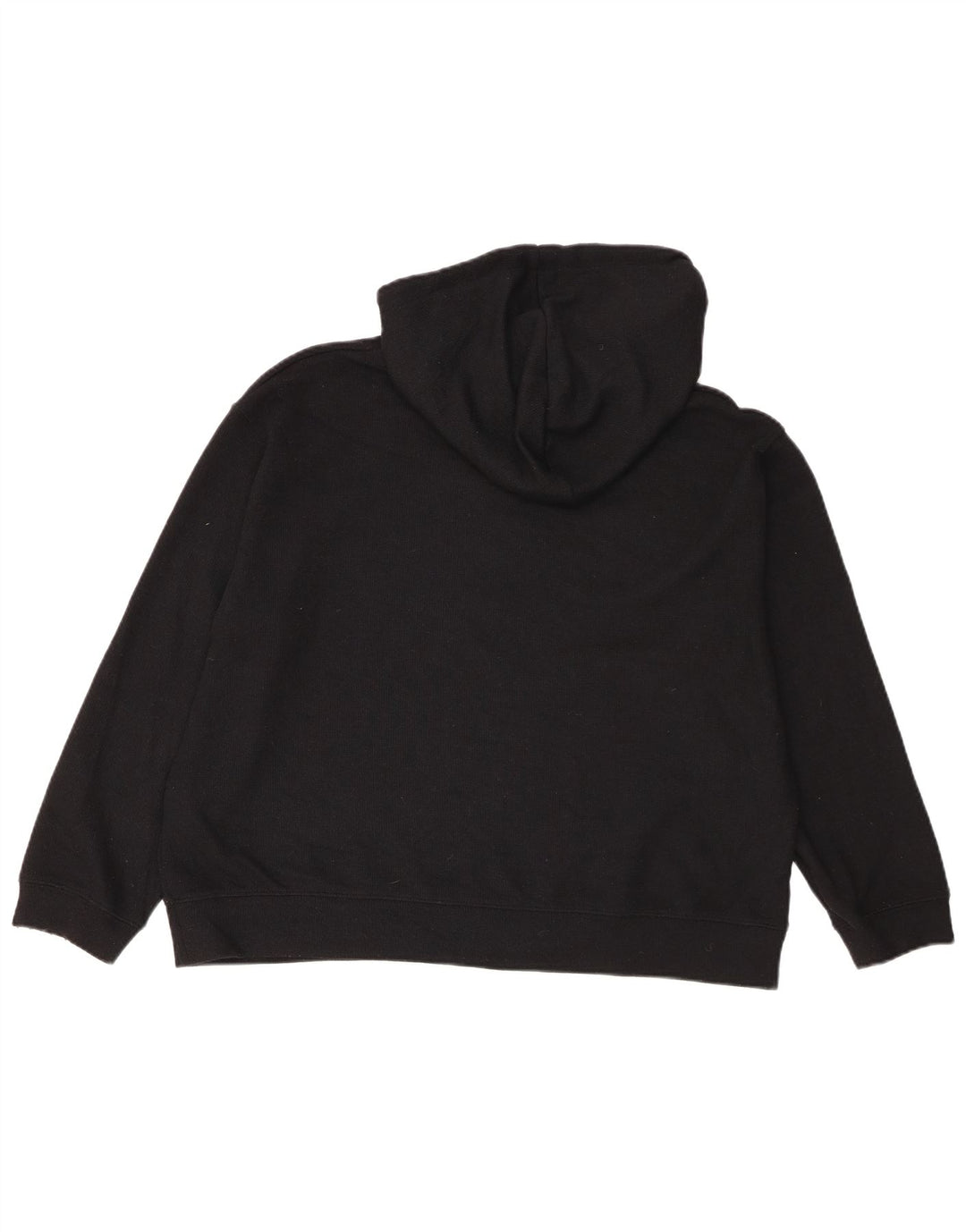 Zara Pull à capuche surdimensionné pour femme UK 14 Polyester noir moyen