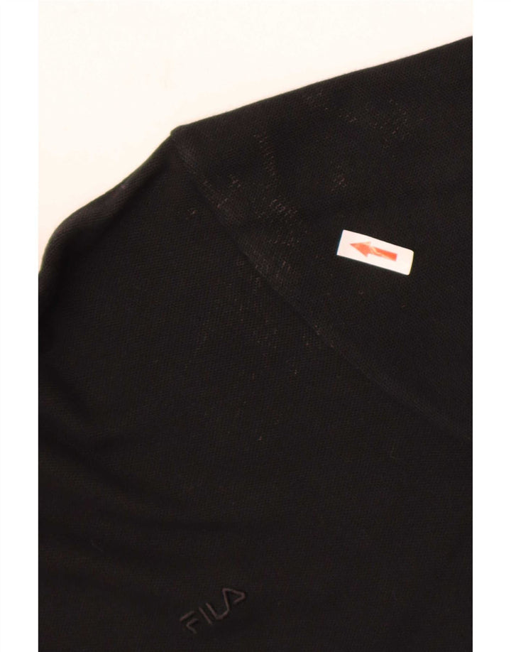Fila T-Shirt Homme Haut Large Noir Coton