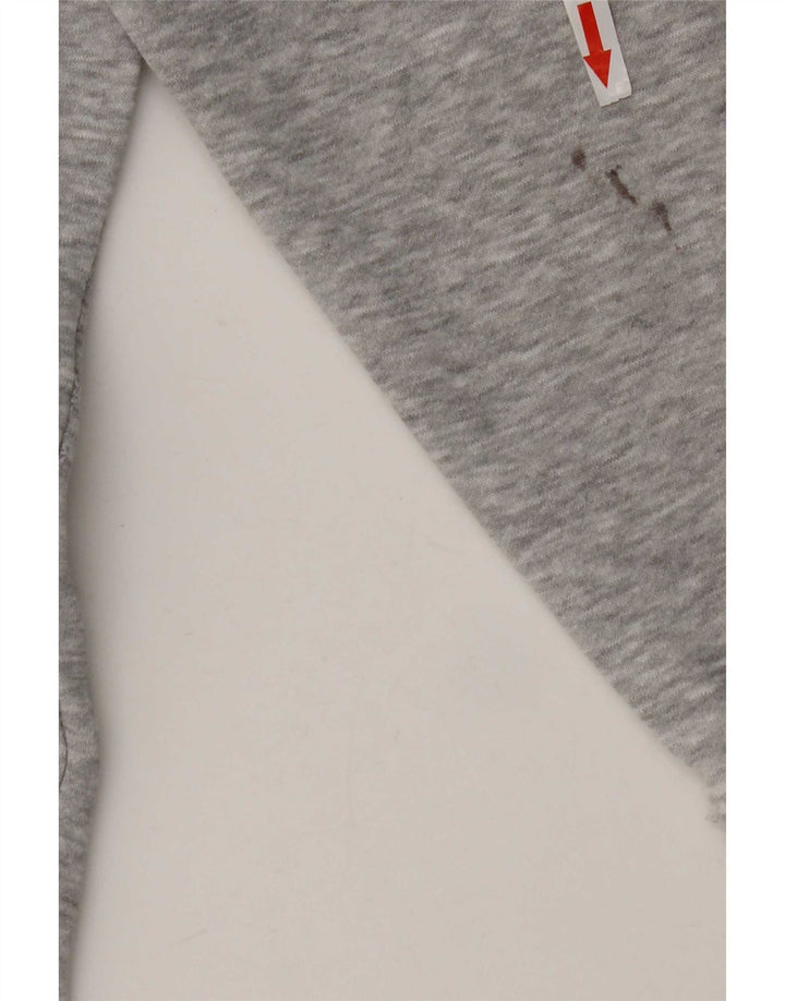 Fila Pull à capuche graphique pour homme, grand, gris moucheté
