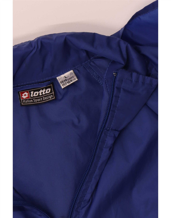 Veste de pluie à capuche Lotto Garçon 13-14 ans Grand Bleu Polyamide