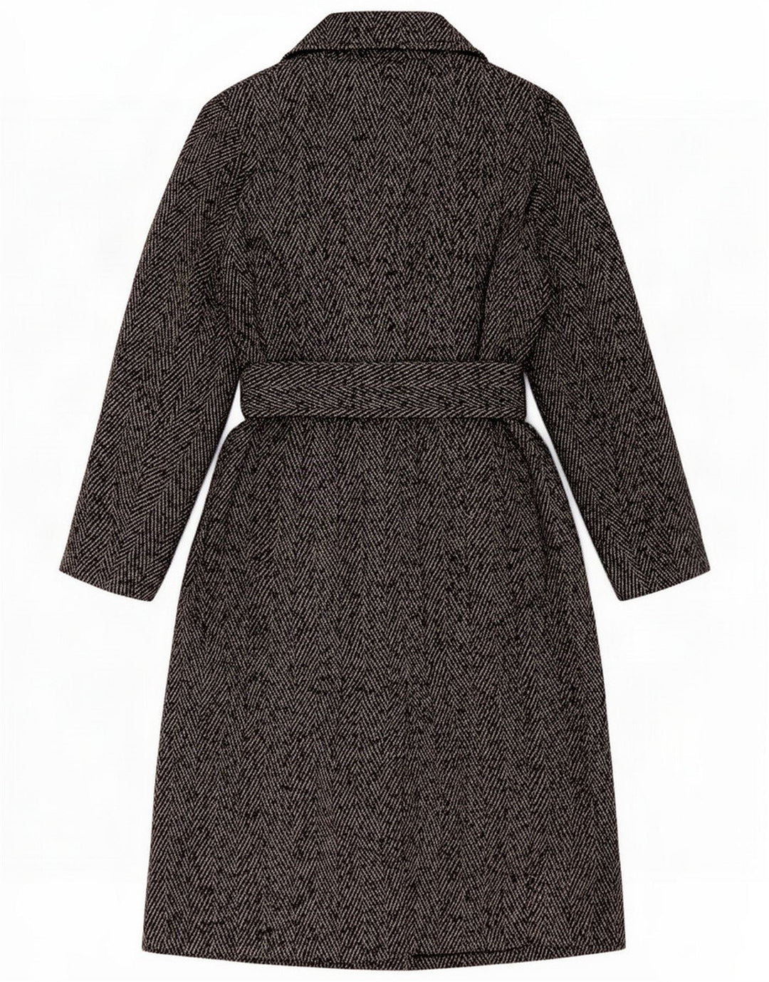 Marks & Spencer Manteau croisé pour femme UK 8 Small Gris Moucheté