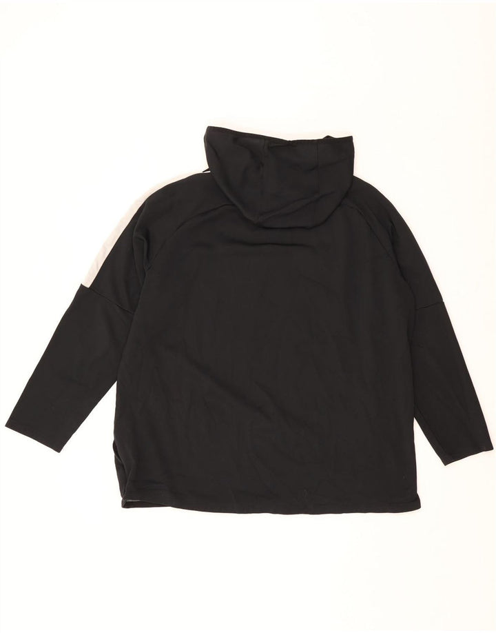 Nike Pull à capuche Dri Fit pour homme 2XL en polyester color block noir