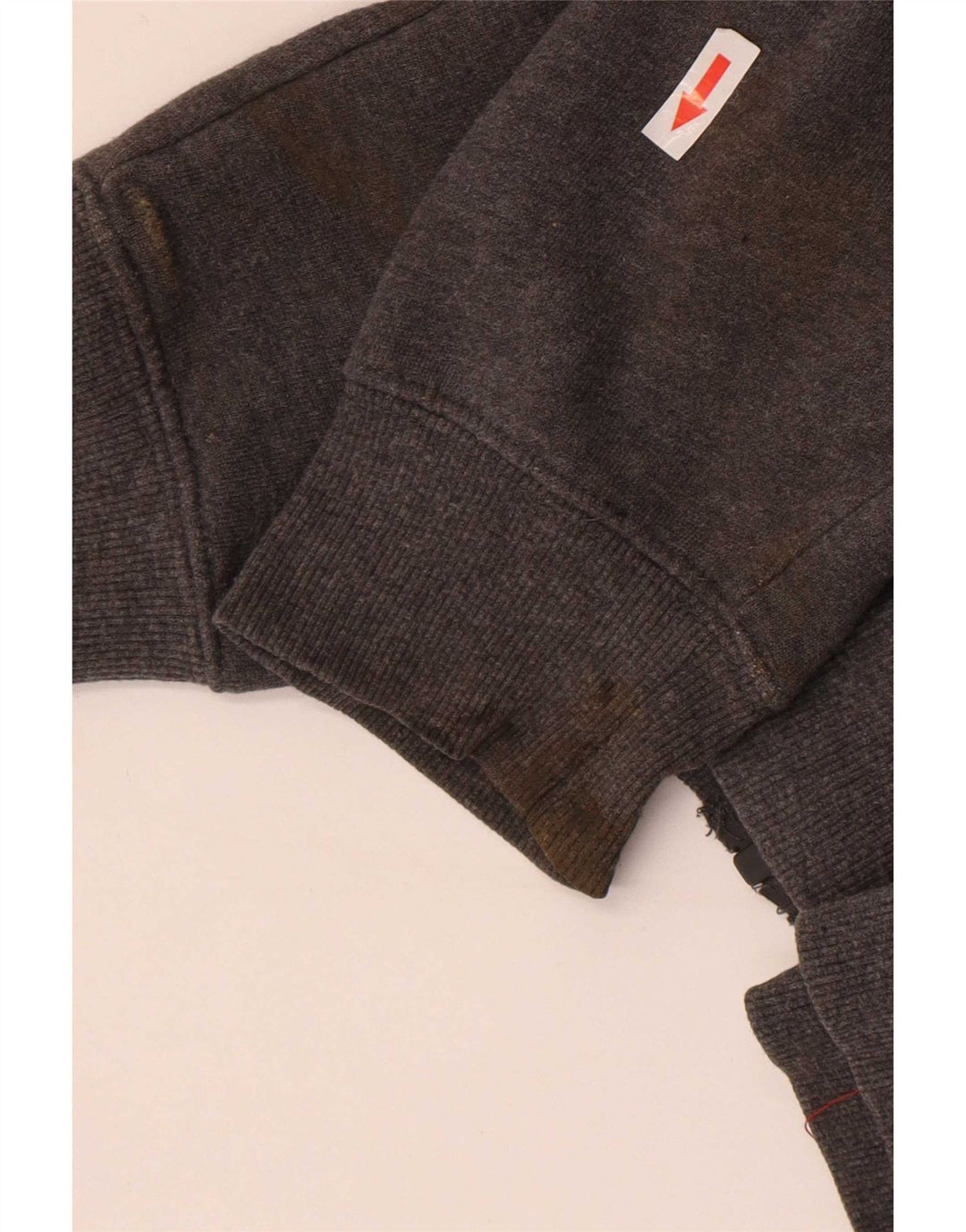 Starter Pull à capuche zippé pour homme Grand coton gris