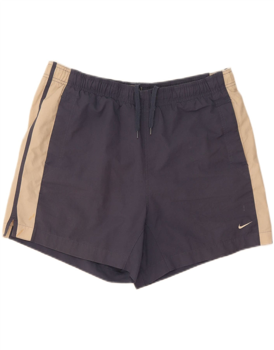 Nike Short de bain pour homme Large en polyester color block bleu marine