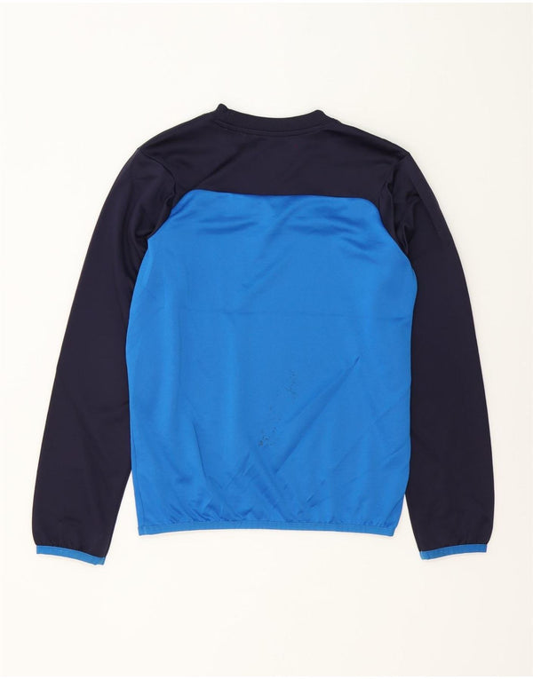 Puma Haut à manches longues pour garçon 13-14 ans XL Bleu Colorblock Polyester Sports