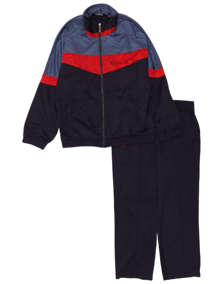 Sergio Tacchini Survêtement complet pour homme IT 46 Small Bleu marine Colourblock