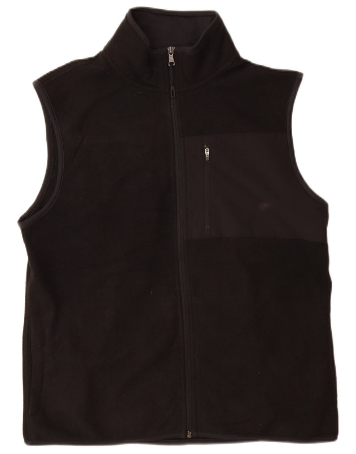 Marks & Spencer Gilet polaire pour homme UK 38 Medium Noir Polyester