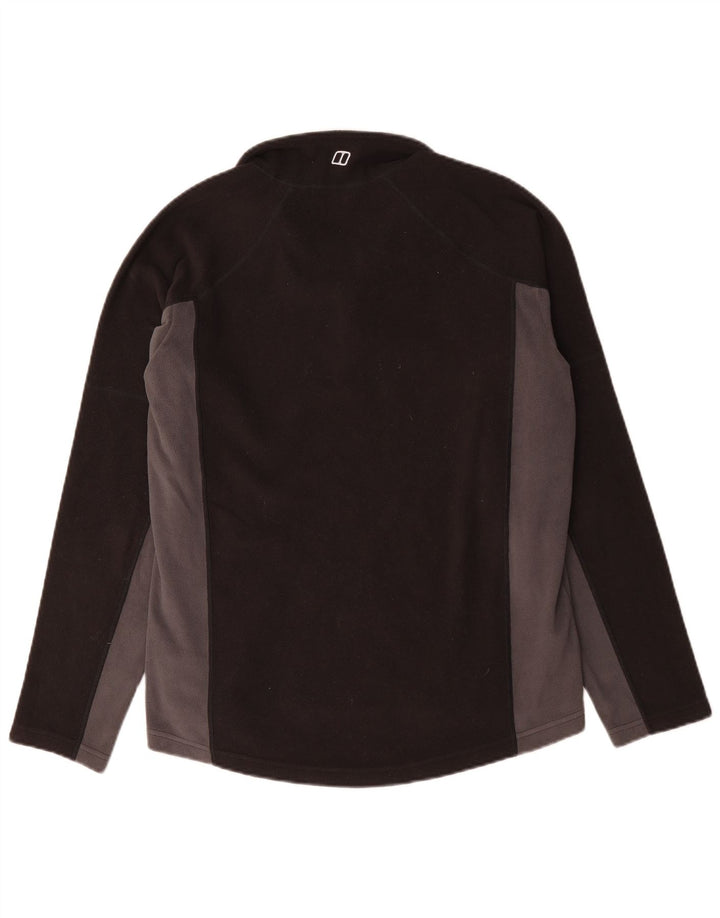 Berghaus Pull Polaire Col Zippé Homme Noir Moyen Polyester Colorblock