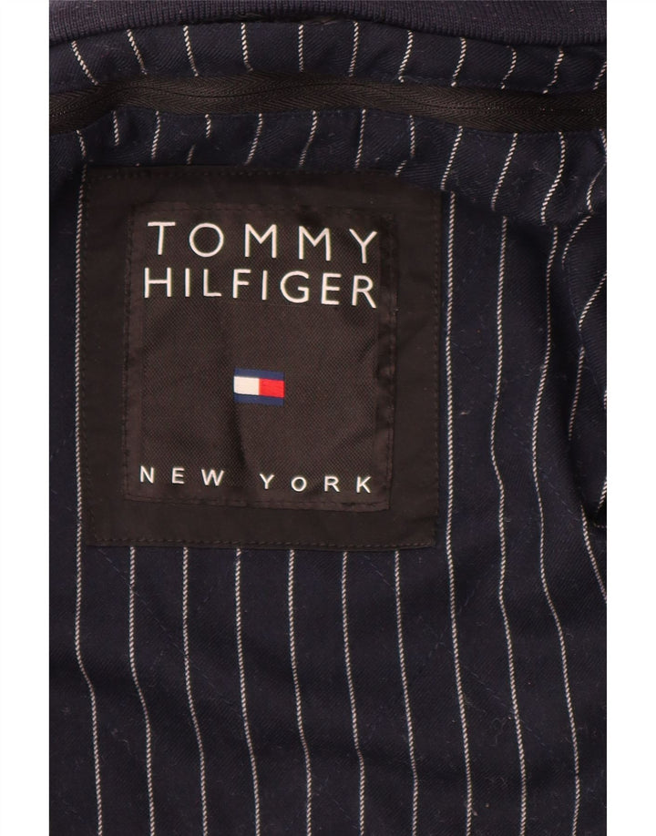 Tommy Hilfiger Veste utilitaire pour homme UK 38 Medium Black Nylon