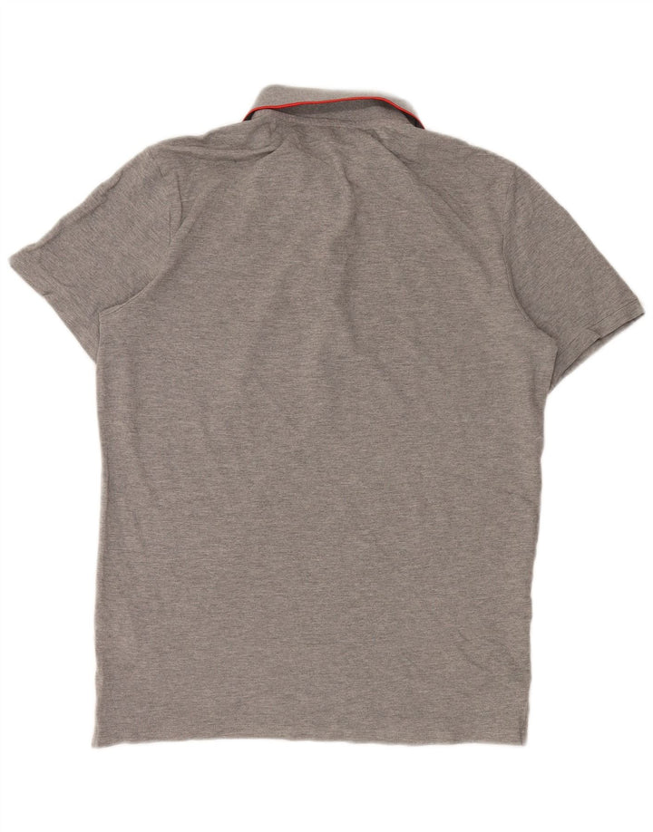 JACK & JONES Polo Homme Large Gris Coton