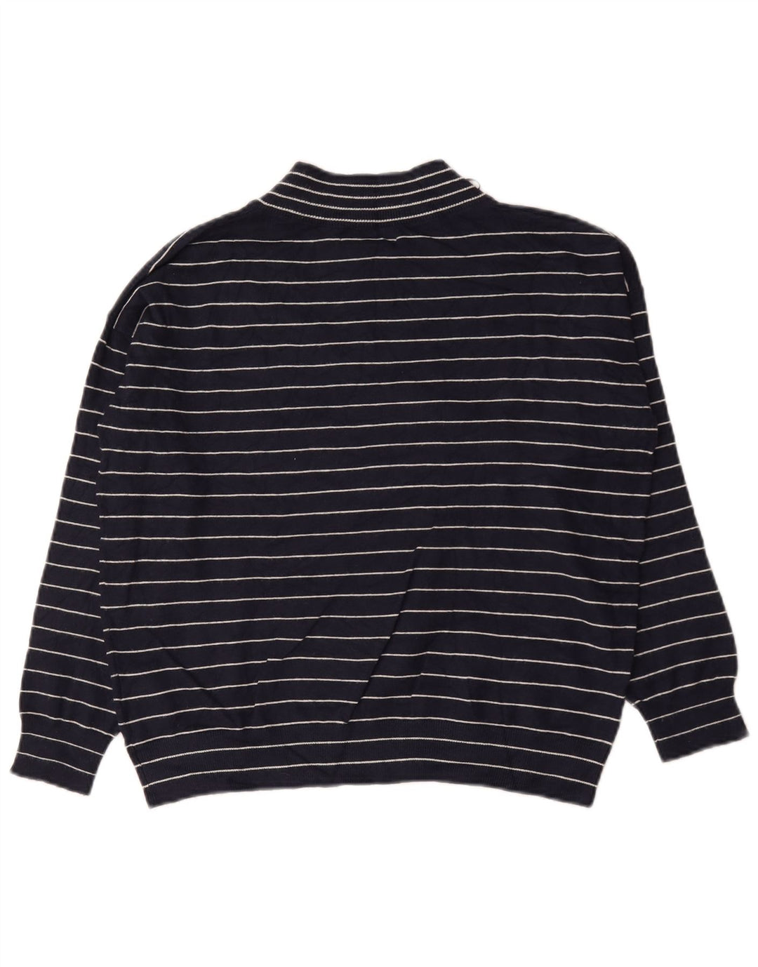 Marks & Spencer Pull col en V pour femme UK 10 Small Bleu marine