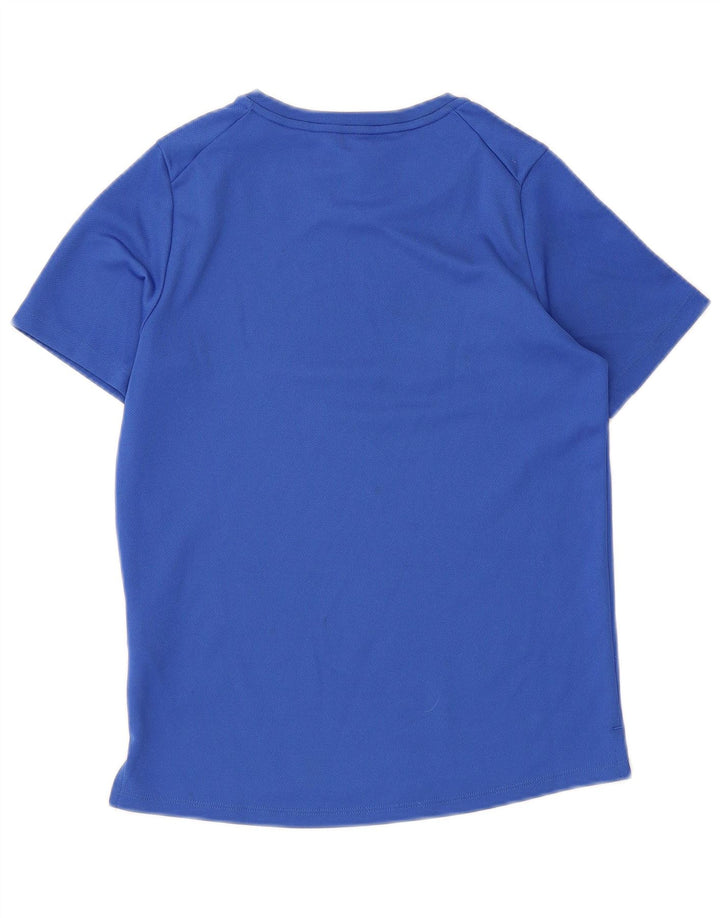 Nike Garçon Dri Fit T-Shirt Top 10-11 ans Bleu Moyen Polyester