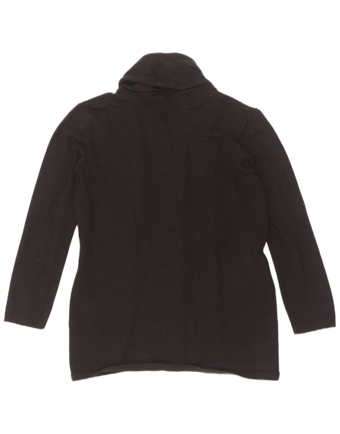 Zara Cardigan Femme Pull UK 12 Medium Noir Viscose
