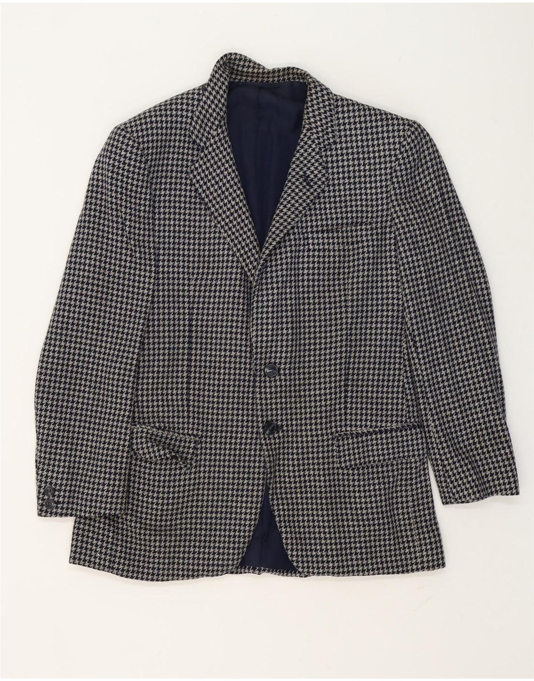 W.Bill London Veste blazer à 2 boutons pour homme IT 48 pied-de-poule gris moyen