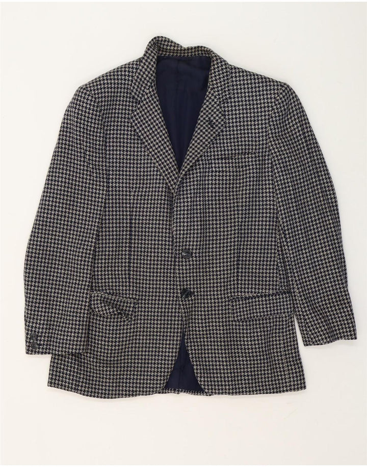 W.Bill London Veste blazer à 2 boutons pour homme IT 48 pied-de-poule gris moyen