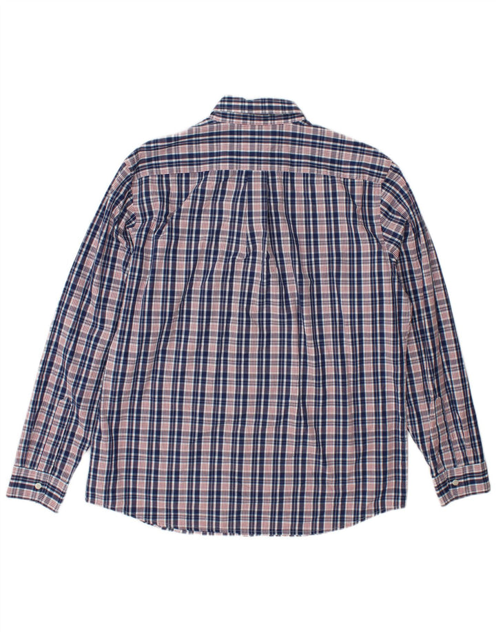 Dockers Chemise Homme Grand Carreau Bleu Coton