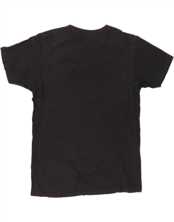 HURLEY Mens Graphic T-Shirt Top Medium Black Cotton Vintage Hurley and Second-Hand Hurley from Messina Hembry 