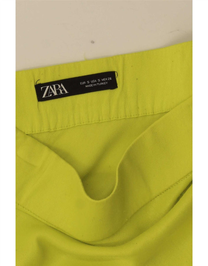 Zara Femme Jupe Maxi Petit W26 Vert
