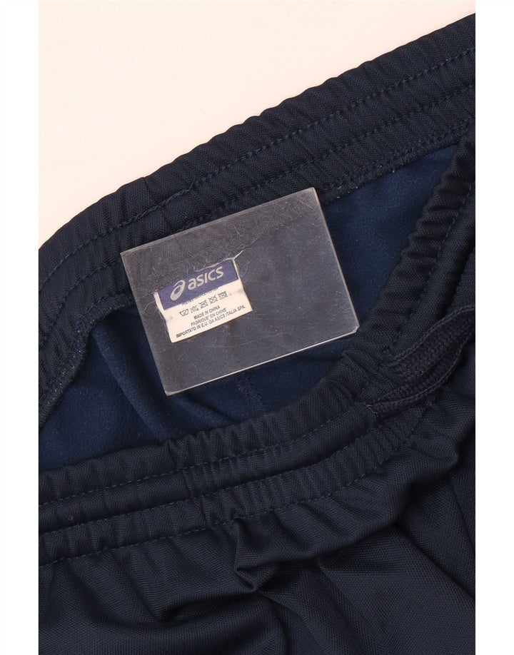 Asics Pantalon De Survêtement Homme Large Bleu Marine Polyester