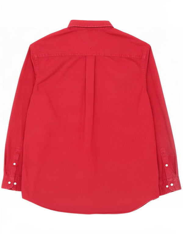 Tommy Hilfiger Chemise coupe classique pour homme 2XL Rouge Coton