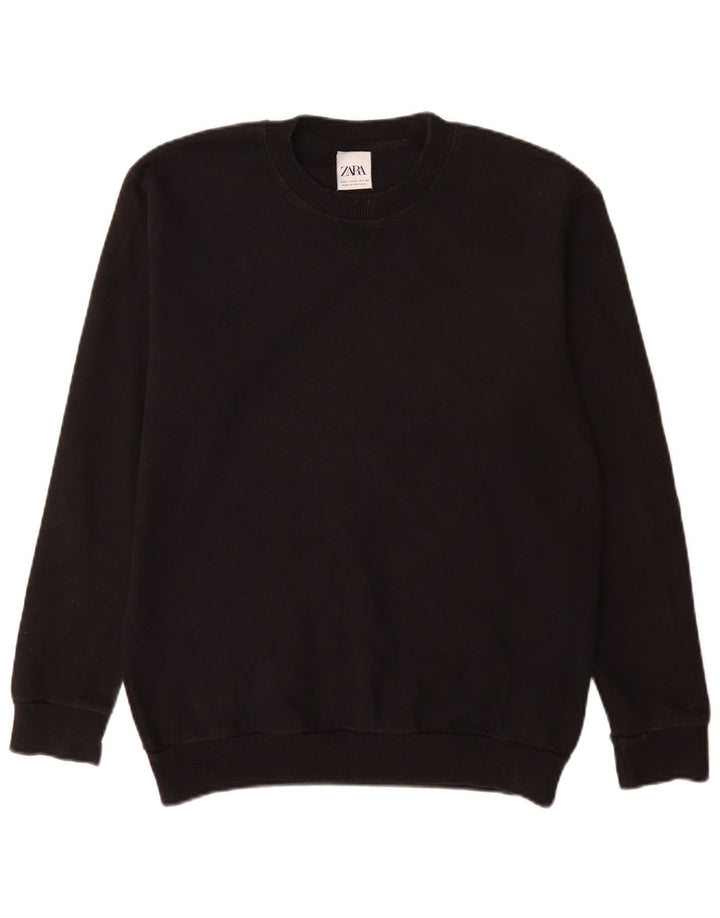 Zara Sweat-shirt pour homme Noir Taille L