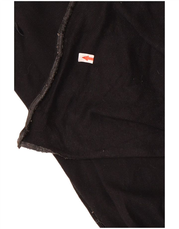 Zara Cardigan surdimensionné pour femme UK 44 en viscose noire moyenne