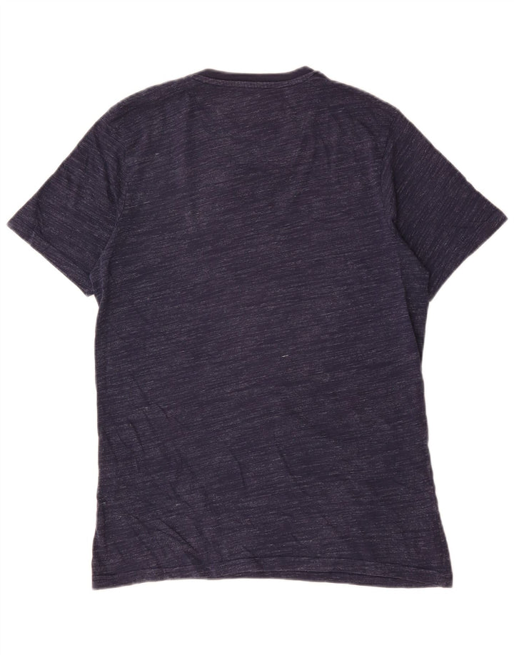 Jack & Jones T-Shirt Graphique Haut Bleu Marine Moucheté Coton Homme