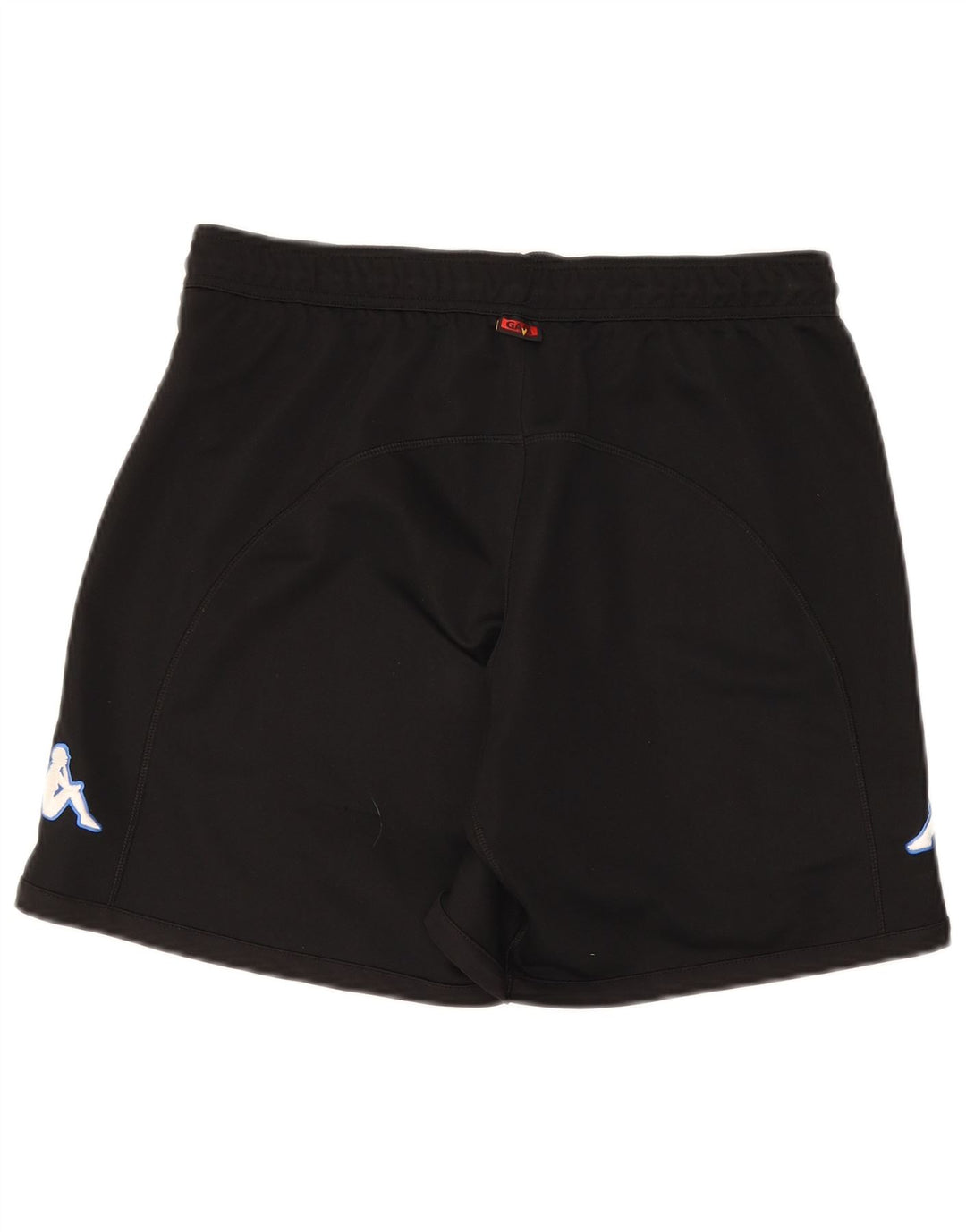 Kappa Short de Sport Graphique Homme Noir Moyen Polyester