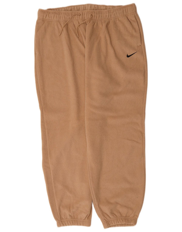 Nike Pantalon de survêtement en velours pour homme XL Beige Polyester