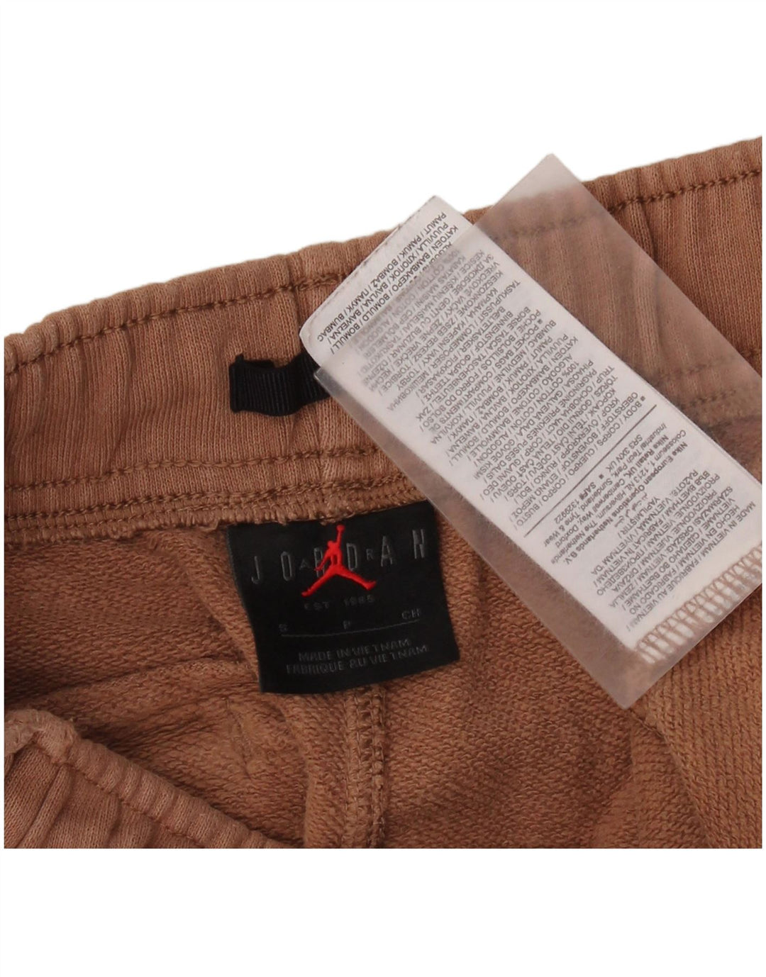 JORDAN Pantalon de survêtement pour hommes Joggers petit coton marron