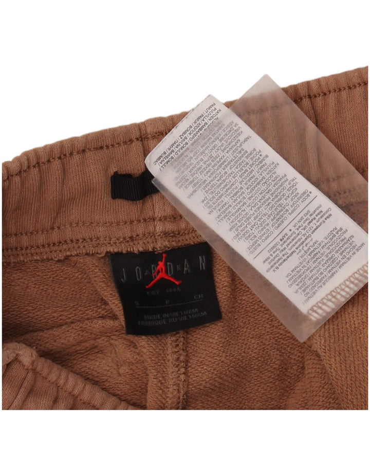 JORDAN Pantalon de survêtement pour hommes Joggers petit coton marron