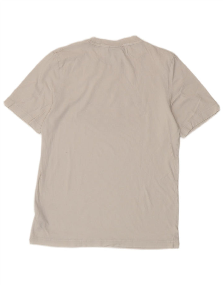 Adidas T-shirt graphique pour hommes, petit haut en coton blanc