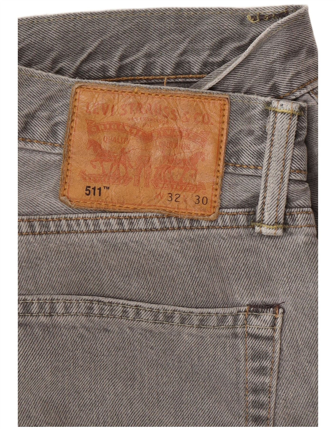 Levi's Jean 511 Slim Tapered Homme Gris Coton