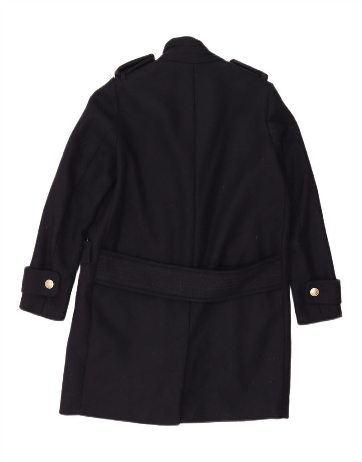 TOMMY HILFIGER Womens Military Double Breasted Coat US 6 Medium Navy Blue Vintage Tommy Hilfiger and Second-Hand Tommy Hilfiger from Messina Hembry 