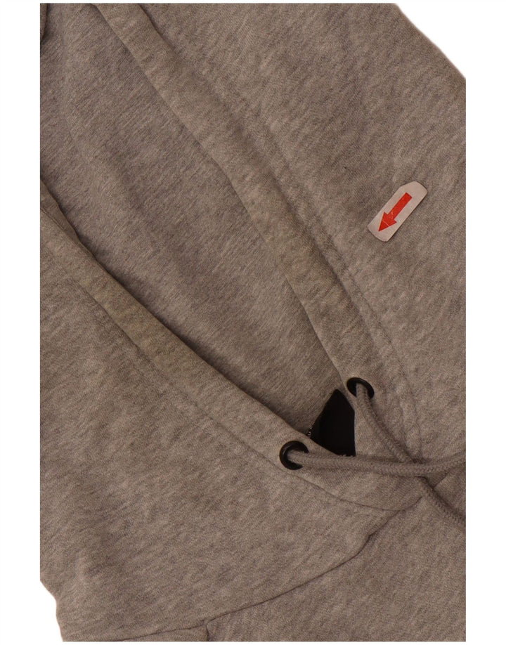 Nike Pull à capuche en coton moucheté gris moyen pour homme