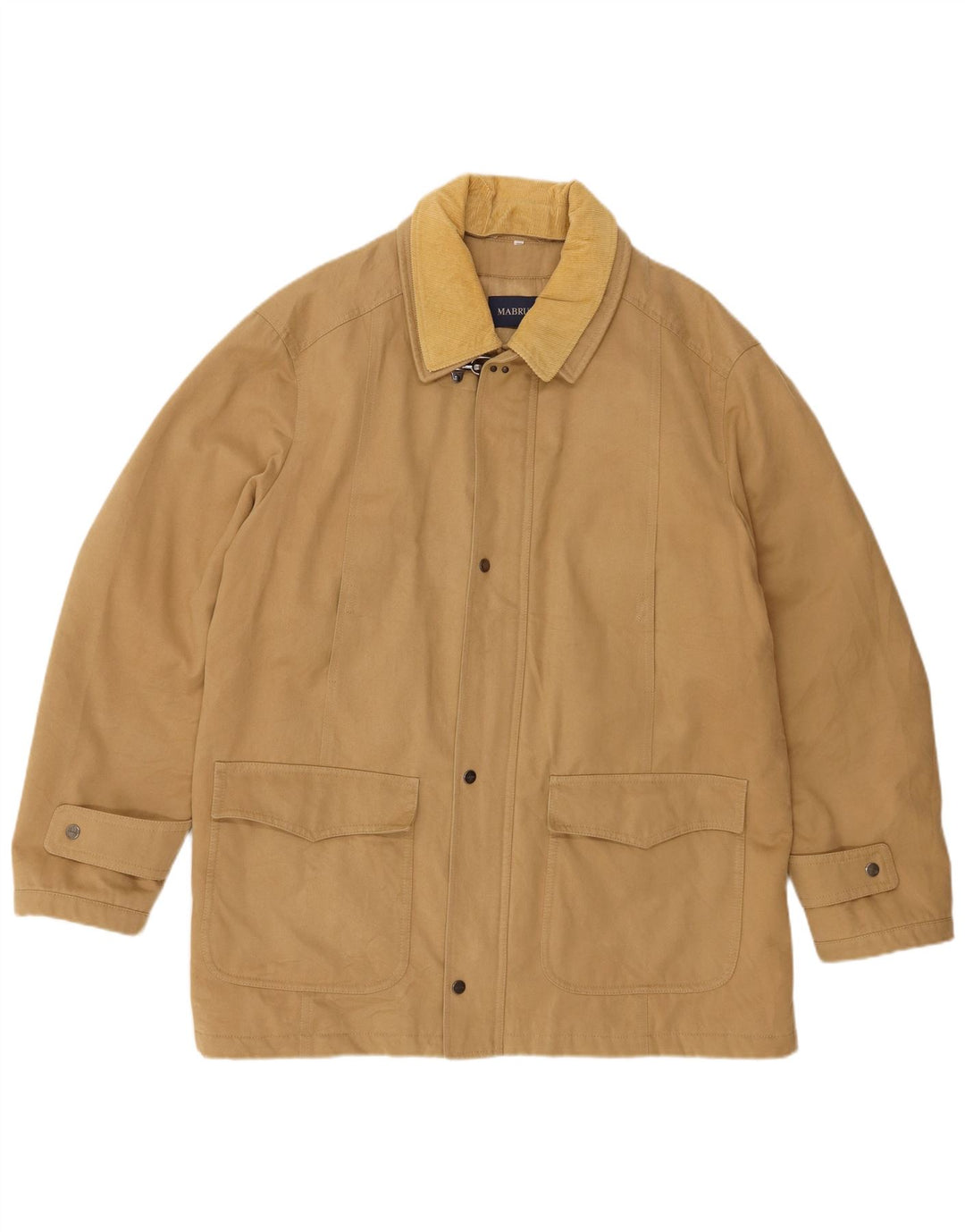 Mabrun Veste Coupe-Vent Homme IT 52 XL Beige Coton