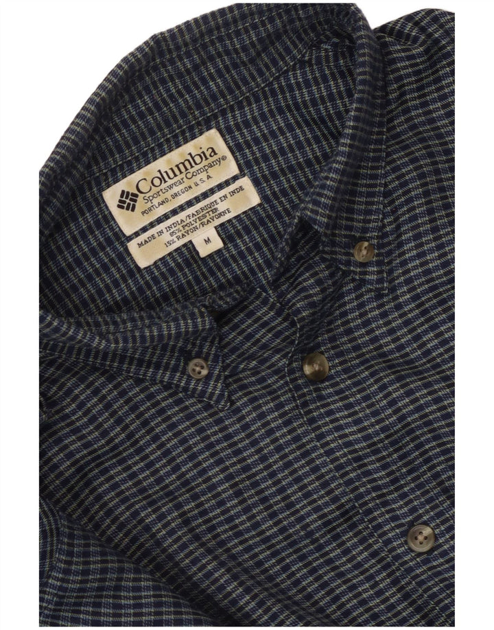 Columbia Chemise Flanelle Homme Bleu Moyen Carreaux Polyester