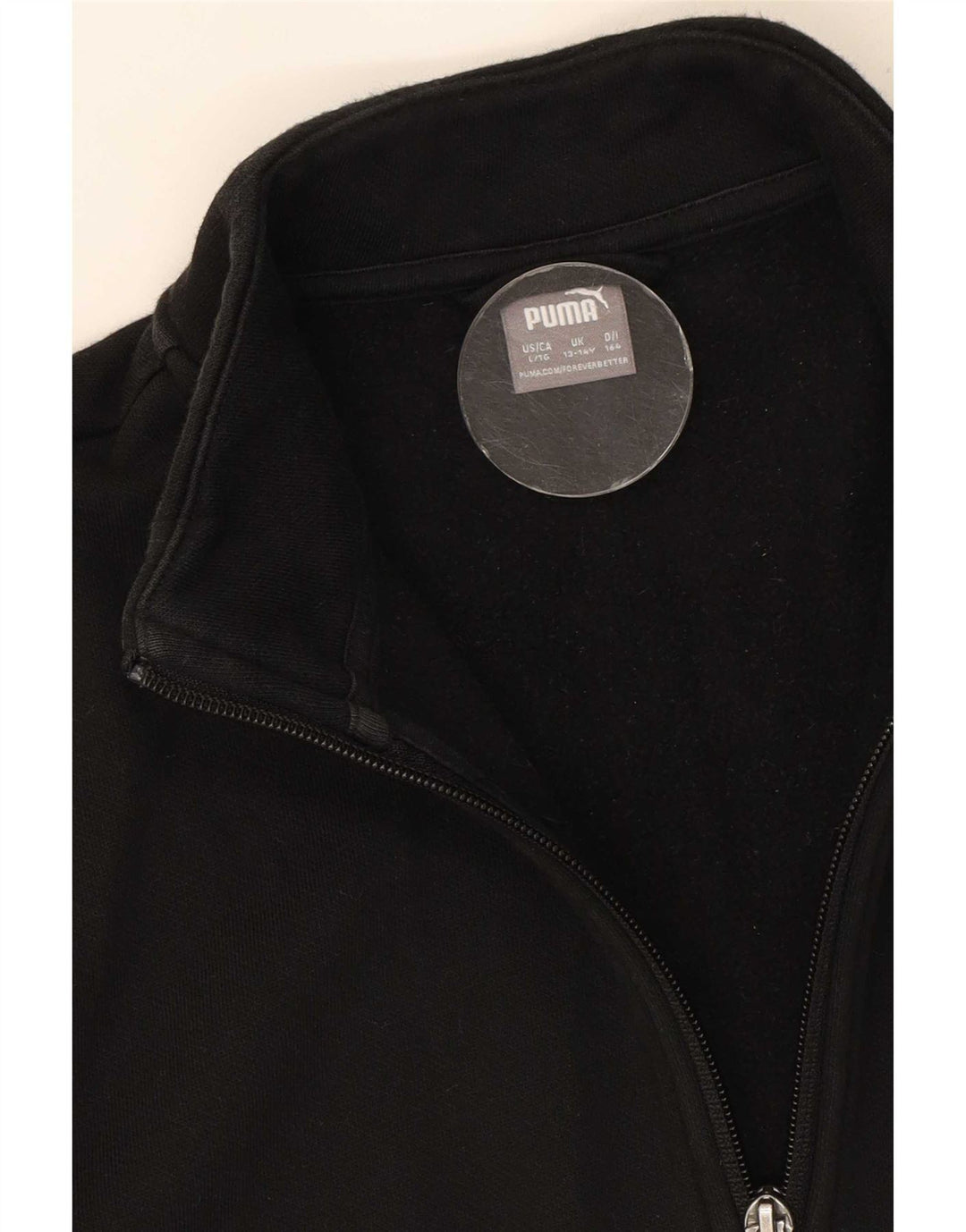 Puma Veste de Survêtement Graphique Garçon 13-14 ans Noir Coton