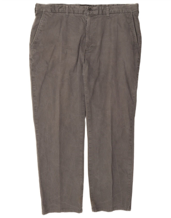Marks & Spencer Pantalon Chino Regular Homme W40 L29 Gris Coton