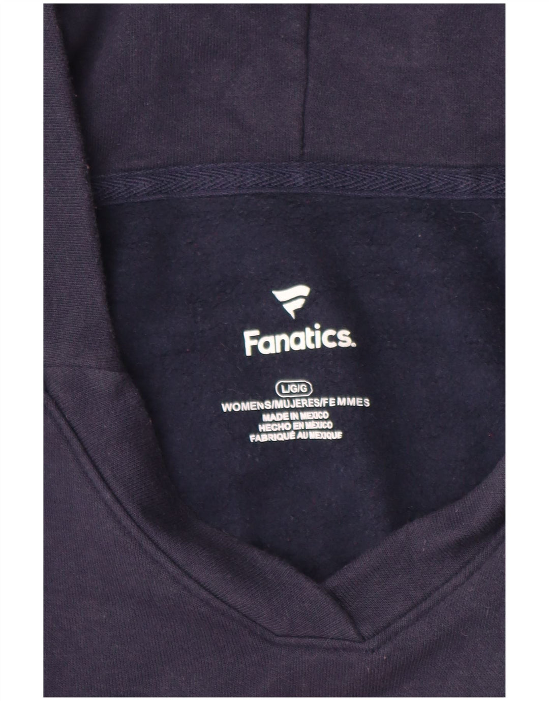 FANATICS Pull à capuche graphique Chicago Bears pour femme UK 16 Large Bleu marine