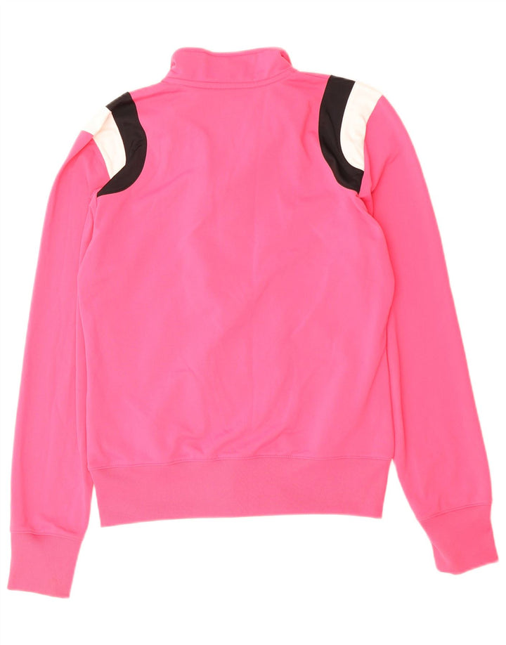 NIKE Veste de survêtement pour femme UK 12 Polyester color block rose moyen