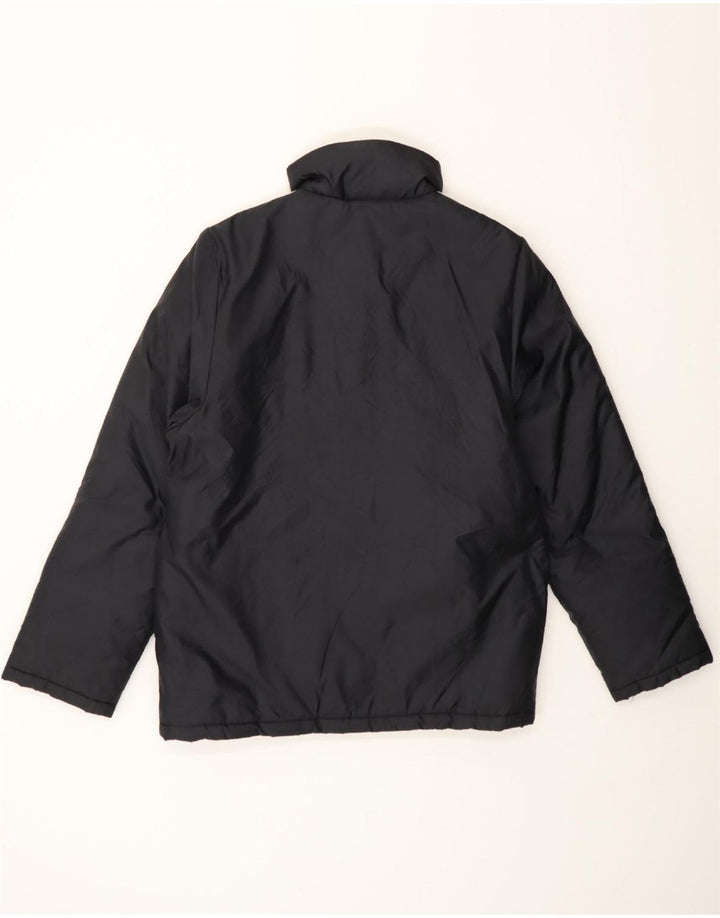 ADIDAS Boys Windbreaker Jacket 13-14 Years Black Polyester Vintage Adidas and Second-Hand Adidas from Messina Hembry 