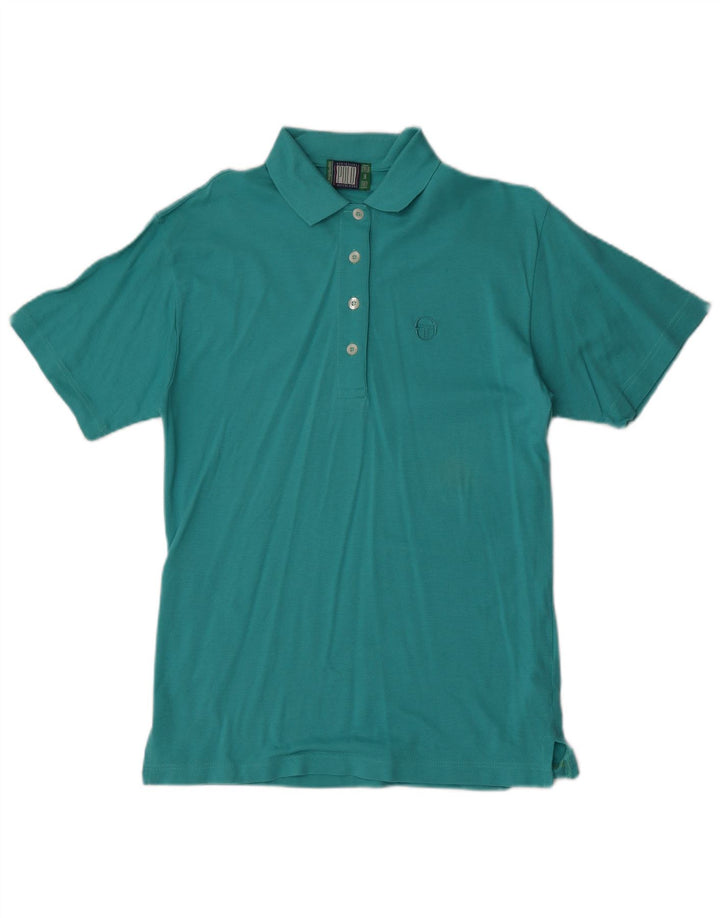 Sergio Tacchini Polo Homme EU 38 Bleu Moyen Coton
